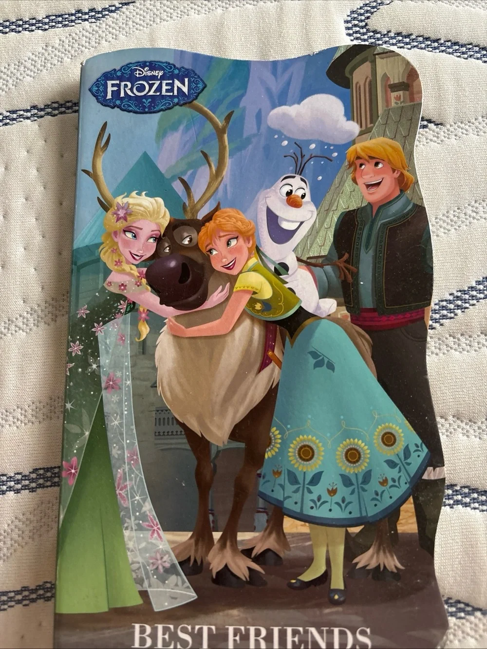 Disney Frozen Board Book — Teal, Blue, Green, Yellow Artwork